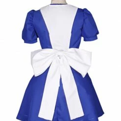 Auscosplay Movie Costume Alice Madness Returns Alice Cosplay Costume Blue Maid Dress
