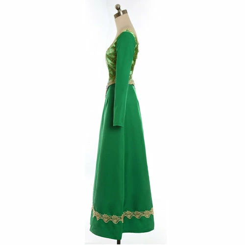 Auscosplay Prince & Princess Costume Princess Fiona Shrek Cosplay Costume Outfit 6 Auscosplay Prince & Princess Costume Princess Fiona Shrek Cosplay Costume Outfit