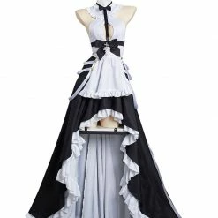 Auscosplay August Von Parseval Azur Lane Cosplay Costume Maid Dress Anime Costume
