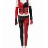 Auscosplay Arkham City Harley Quinn Cosplay Costume Outfit Movie Costume