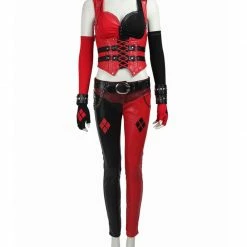 Auscosplay Arkham City Harley Quinn Cosplay Costume Outfit Movie Costume