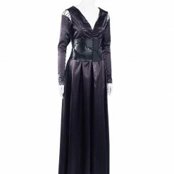 Auscosplay Bellatrix Lestrange Cosplay Costume Dress 7 Auscosplay Bellatrix Lestrange Cosplay Costume Dress