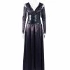 Auscosplay Bellatrix Lestrange Cosplay Costume Dress