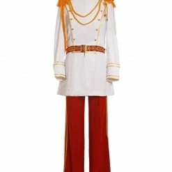 Auscosplay Cinderella Prince Charming Cosplay Costume Outfit Prince & Princess Costume