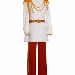 Auscosplay Cinderella Prince Charming Cosplay Costume Outfit Prince & Princess Costume