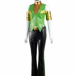 Auscosplay JoJo's Bizarre Ermes Costello Cosplay Costume Anime Costume 9 Auscosplay JoJo's Bizarre Ermes Costello Cosplay Costume Anime Costume