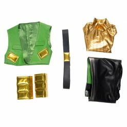 Auscosplay JoJo's Bizarre Ermes Costello Cosplay Costume Anime Costume 10 Auscosplay JoJo's Bizarre Ermes Costello Cosplay Costume Anime Costume