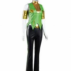 Auscosplay JoJo's Bizarre Ermes Costello Cosplay Costume Anime Costume 11 Auscosplay JoJo's Bizarre Ermes Costello Cosplay Costume Anime Costume