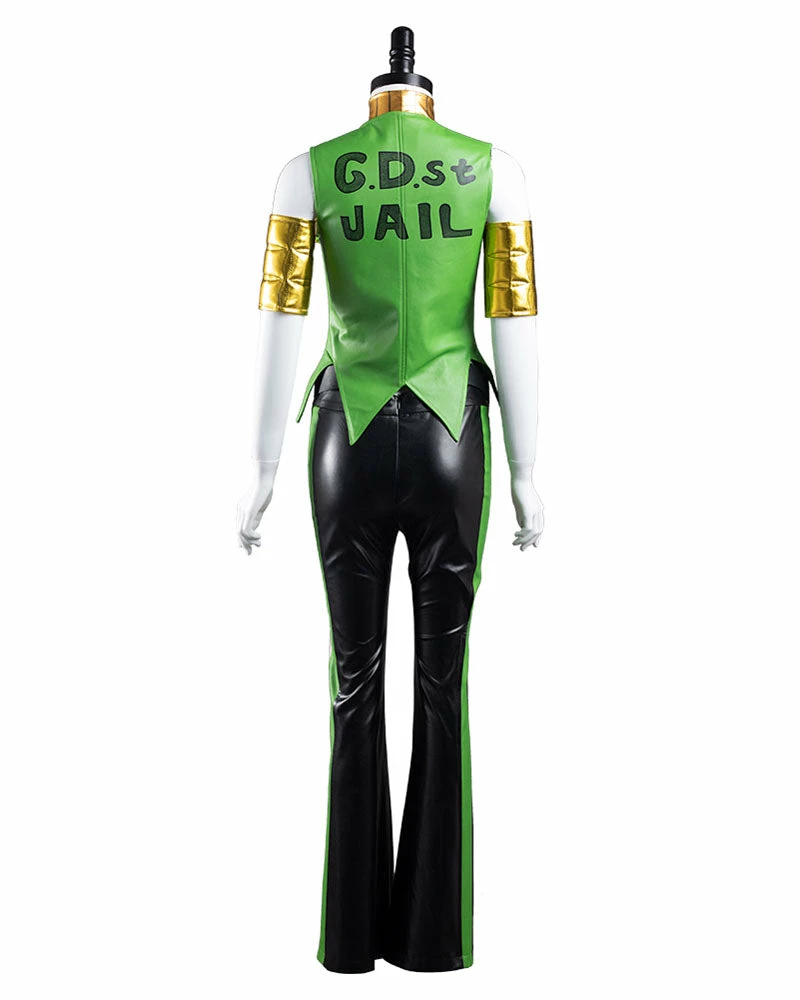 Auscosplay JoJo's Bizarre Ermes Costello Cosplay Costume Anime Costume 4 Auscosplay JoJo's Bizarre Ermes Costello Cosplay Costume Anime Costume
