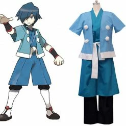 Auscosplay Pokemon Falkner Cosplay Costume