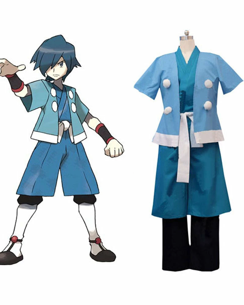 Auscosplay Pokemon Falkner Cosplay Costume 3 Auscosplay Pokemon Falkner Cosplay Costume