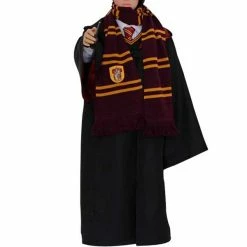 Auscosplay Gryffindor/Hufflepuff/Ravenclaw/Slytherin Cosplay Costume Full Set Movie Costume