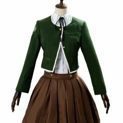 Auscosplay Danganronpa Fujisaki Chihiro Kids School Uniform Cosplay Costume Anime Costume