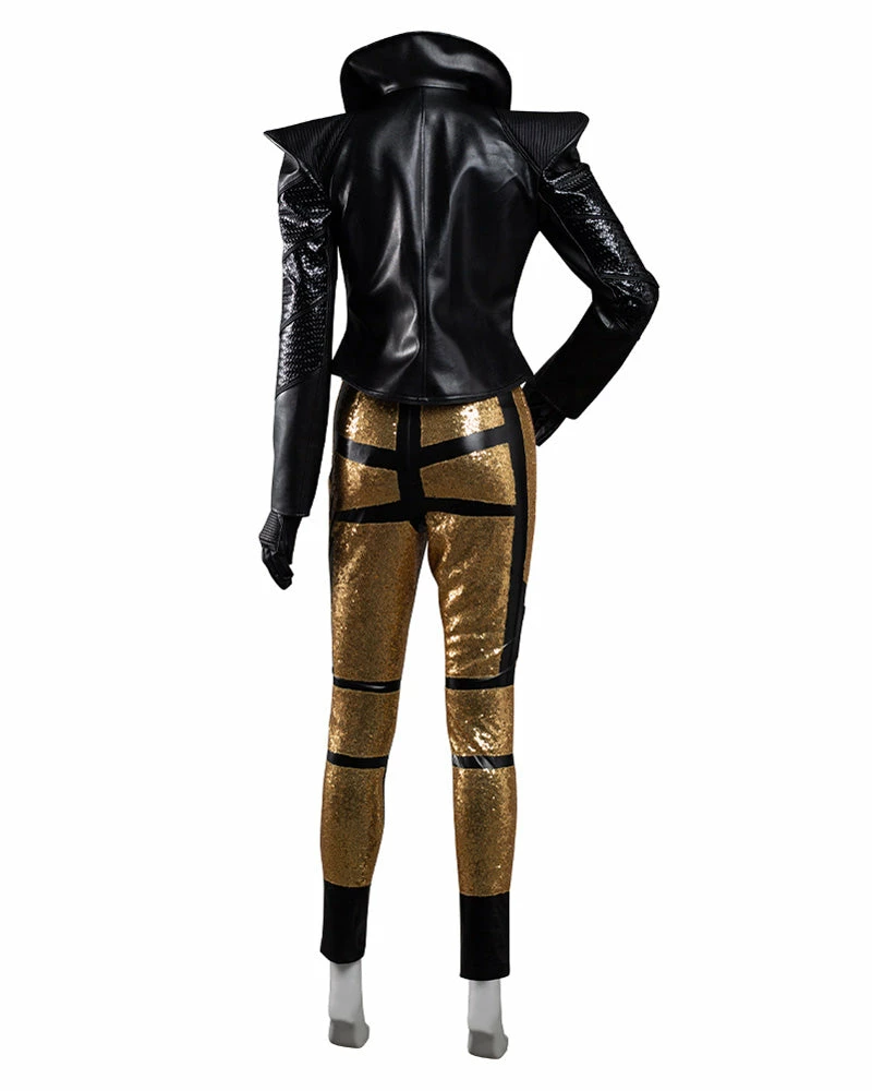 Auscosplay Cruella Cosplay Costume 4 Auscosplay Cruella Cosplay Costume