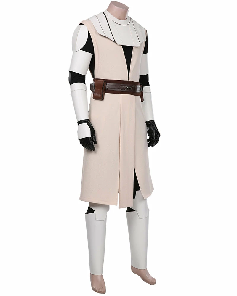 Auscosplay The Clone Wars Obi Wan Kenobi Cosplay Costume Outfit Movie Costume 6 Auscosplay The Clone Wars Obi Wan Kenobi Cosplay Costume Outfit Movie Costume