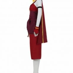 Auscosplay Avatar The Last Airbender Toph Beifong Red Cosplay Costume