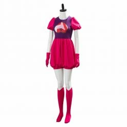 Auscosplay Steven Universe Spinel Gem Cosplay Costume Red Dress 9 Auscosplay Steven Universe Spinel Gem Cosplay Costume Red Dress