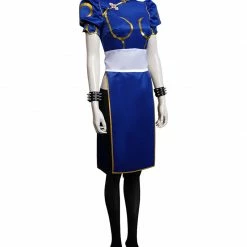 Auscosplay Street Fighter Chun-Li Chun Li Cosplay Costume Video Game Costume 21 Auscosplay Street Fighter Chun-Li Chun Li Cosplay Costume Video Game Costume