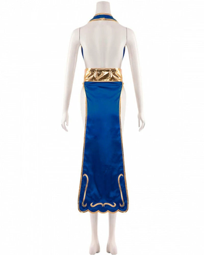 Auscosplay Street Fighter Chun-Li Chun Li Cosplay Costume Video Game Costume 5 Auscosplay Street Fighter Chun-Li Chun Li Cosplay Costume Video Game Costume