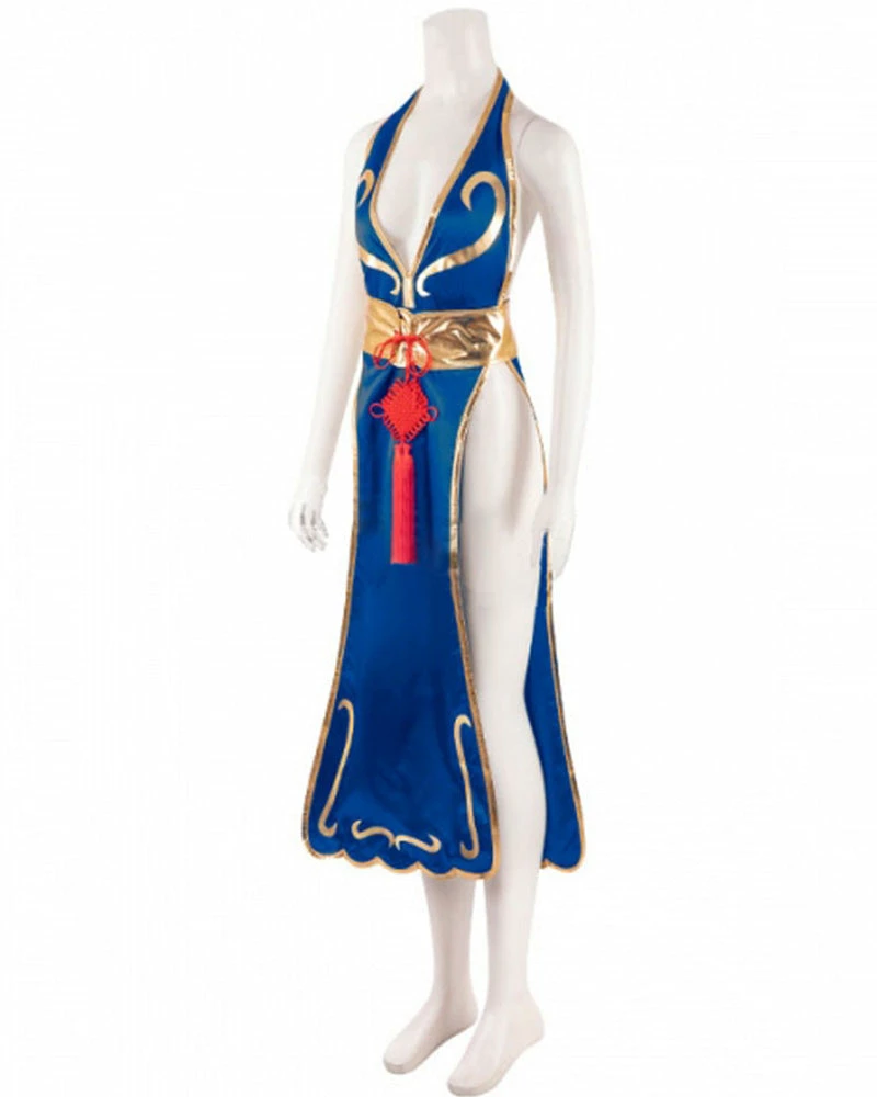 Auscosplay Street Fighter Chun-Li Chun Li Cosplay Costume Video Game Costume 6 Auscosplay Street Fighter Chun-Li Chun Li Cosplay Costume Video Game Costume