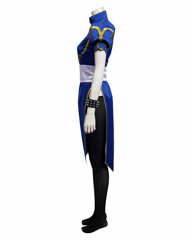 Auscosplay Street Fighter Chun-Li Chun Li Cosplay Costume Video Game Costume 9 Auscosplay Street Fighter Chun-Li Chun Li Cosplay Costume Video Game Costume