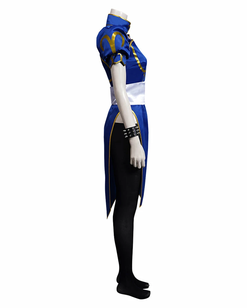 Auscosplay Street Fighter Chun-Li Chun Li Cosplay Costume Video Game Costume 10 Auscosplay Street Fighter Chun-Li Chun Li Cosplay Costume Video Game Costume