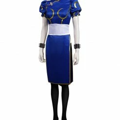 Auscosplay Street Fighter Chun-Li Chun Li Cosplay Costume Video Game Costume 20 Auscosplay Street Fighter Chun-Li Chun Li Cosplay Costume Video Game Costume