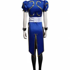 Auscosplay Street Fighter Chun-Li Chun Li Cosplay Costume Video Game Costume 17 Auscosplay Street Fighter Chun-Li Chun Li Cosplay Costume Video Game Costume