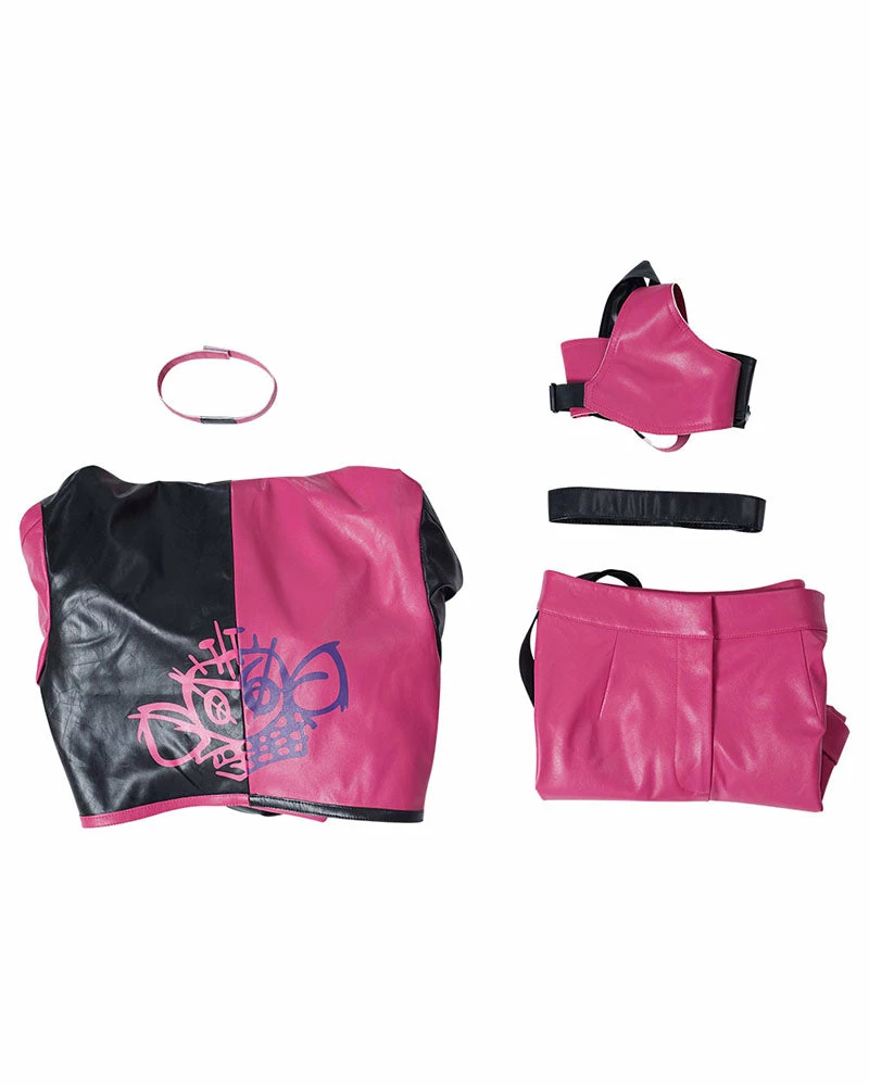 Auscosplay Arcane LoL Jinx Cosplay Costume League Of Legends Outfit League Of Legends (LOL) Cosplay 5 Auscosplay Arcane LoL Jinx Cosplay Costume League Of Legends Outfit League Of Legends (LOL) Cosplay