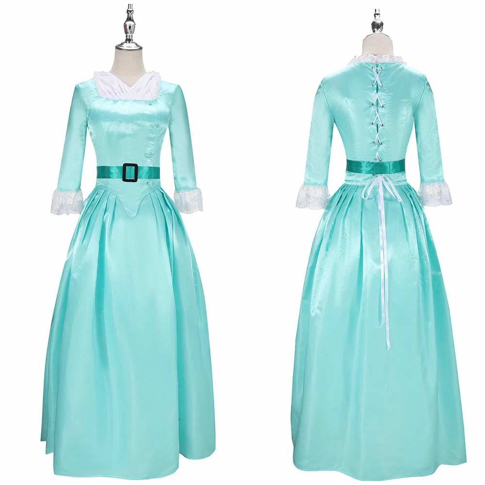 Auscosplay Hamilton Elizabeth Schuyle Dress Cosplay Costume 3 Auscosplay Hamilton Elizabeth Schuyle Dress Cosplay Costume