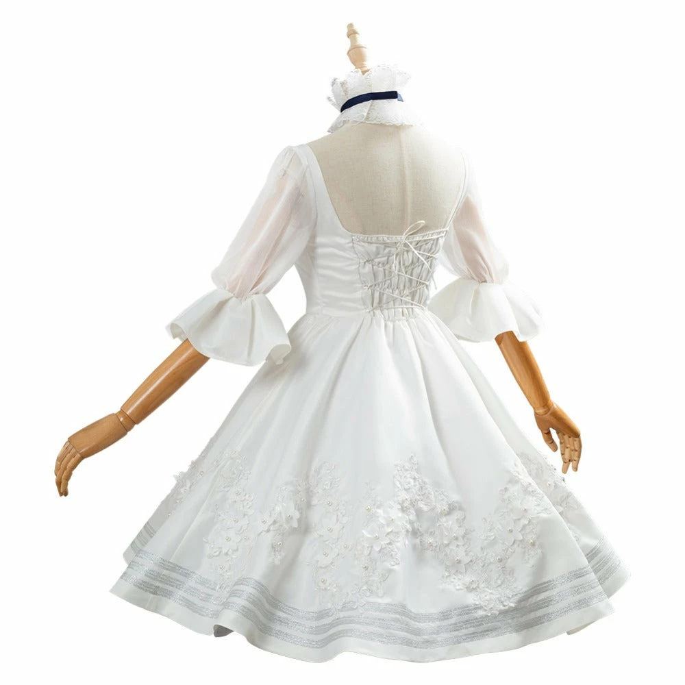Auscosplay Anime Costume Fate Grand Order Arutoria Pendoragon White Cosplay Costume 6 Auscosplay Anime Costume Fate Grand Order Arutoria Pendoragon White Cosplay Costume