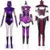 Auscosplay Mortal Kombat Mileena Cosplay Purple Costume Mortal Kombat Costumes