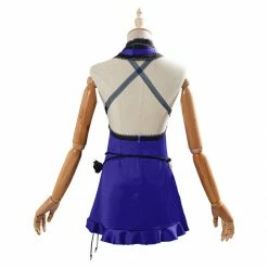 Auscosplay Final Fantasy Costumes Final Fantasy VII Remake Tifa Lockhart Blue Dress Cosplay Costume