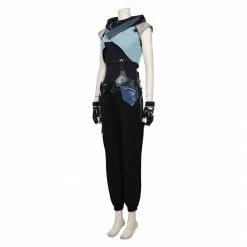 Auscosplay Valorant Jett Cosplay Costume 9 Auscosplay Valorant Jett Cosplay Costume