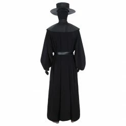 Auscosplay Movie Costume Steampunk Plague Doctor Cosplay Costume Outfit