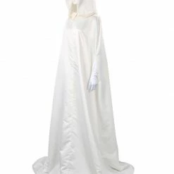 Auscosplay Cruella White Cloak Cosplay Costume Movie Costume