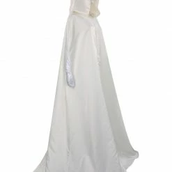 Auscosplay Cruella White Cloak Cosplay Costume Movie Costume