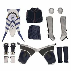 Auscosplay Star Wars The Clone Wars Ahsoka Tano Cosplay Costume