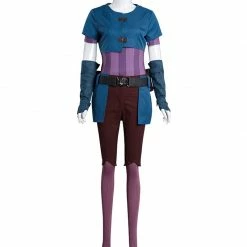 Auscosplay League Of Legends (LOL) Cosplay Arcane LOL Powder Jinx Cosplay Costume Outfit