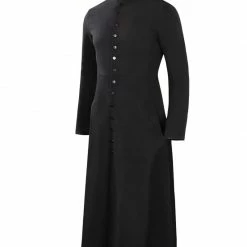 Auscosplay Movie Costume Matrix Resurrections Neo Cosplay Costume Trench Coat