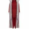 Auscosplay Princess Leia Bespin Cosplay Costume Red Dress Movie Costume