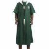 Auscosplay Slytherin Quidditch Cosplay Costume Magic Shool Uniform Outfits Movie Costume