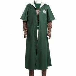 Auscosplay Slytherin Quidditch Cosplay Costume Magic Shool Uniform Outfits Movie Costume