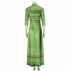 Auscosplay Movie Costume Princess Anna Costume Outfit Queen Cosplay Dress