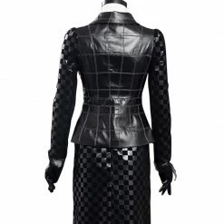 Auscosplay Cruella De Vil Cosplay Costume Outfit