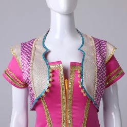 Auscosplay Aladdin Princess Jasmine Cosplay Costume Fancy Dress Prince & Princess Costume