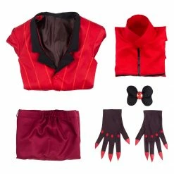 Auscosplay Hazbin Hotel Alastor Cosplay Costume Outfit