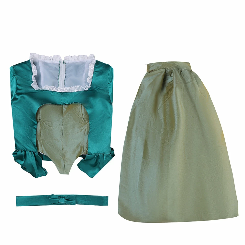 Auscosplay Elizabeth Schuyler Hamilton Musical Cosplay Costume 6 Auscosplay Elizabeth Schuyler Hamilton Musical Cosplay Costume