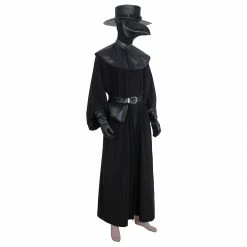 Auscosplay Movie Costume Steampunk Plague Doctor Cosplay Costume Outfit