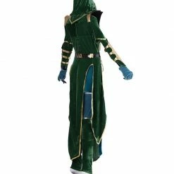 Auscosplay New Mortal Kombat Jade Cosplay Costume Outfit Mortal Kombat Costumes